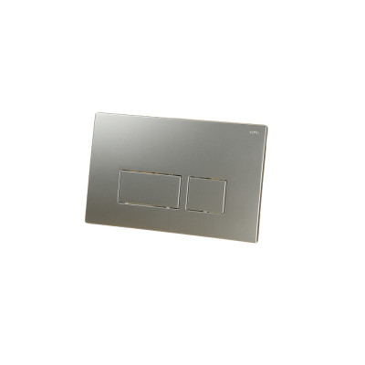 Будкрам купити Кнопка змиву для інсталяції 3/6Л, прямокутна, хром сатин Sanpreis