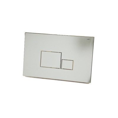 Будкрам купити Кнопка змиву для інсталяції 3/6Л, квадратна, хром сатин Sanpreis