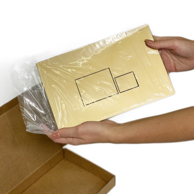 Будкрам купить Кнопка смыва для инсталляции 3/6Л, квадратная, золото Sanpreis Кнопка смыва для инсталляции 3/6Л, квадратная, золото Sanpreis 2