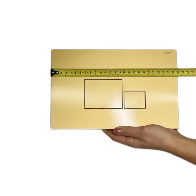 Будкрам купить Кнопка смыва для инсталляции 3/6Л, квадратная, золото Sanpreis Кнопка смыва для инсталляции 3/6Л, квадратная, золото Sanpreis 7