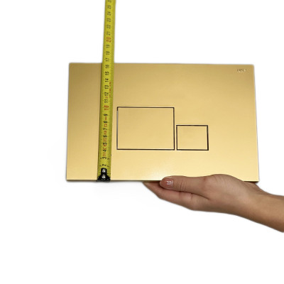 Будкрам купить Кнопка смыва для инсталляции 3/6Л, квадратная, золото Sanpreis Кнопка смыва для инсталляции 3/6Л, квадратная, золото Sanpreis 6