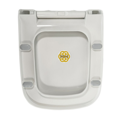 Будкрам купити Кришка для унітазу з мікроліфтом Lento, дюропласт Sanpreis Кришка для унітазу з мікроліфтом Lento, дюропласт Sanpreis 9