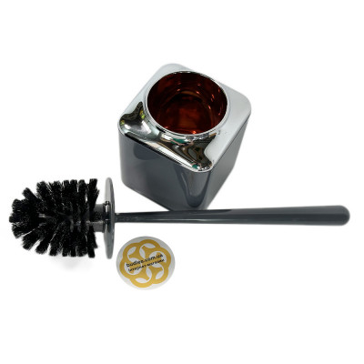 Будкрам купить Набор аксессуаров для ванной комнаты Baskili 5в1, антрацит  OKYANUS Набор аксессуаров для ванной комнаты Baskili 5в1, антрацит  OKYANUS 4