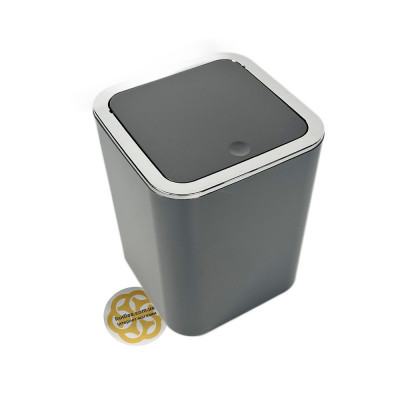 Будкрам купить Набор аксессуаров для ванной комнаты Baskili 5в1, антрацит  OKYANUS Набор аксессуаров для ванной комнаты Baskili 5в1, антрацит  OKYANUS 2