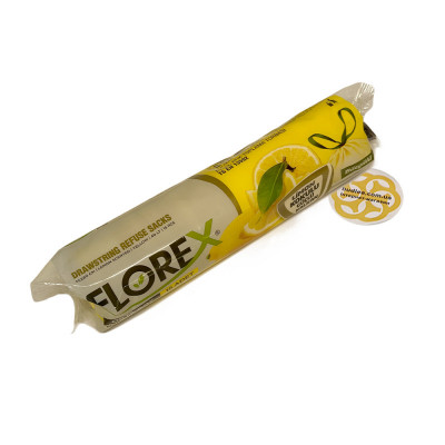 Будкрам купити Сміттєві пакети із затяжкою 40 Л, 40 мкм, рулон 15 шт, жовтий, аромат лимон Sanpreis Сміттєві пакети із затяжкою 40 Л, 40 мкм, рулон 15 шт, жовтий, аромат лимон Sanpreis 5