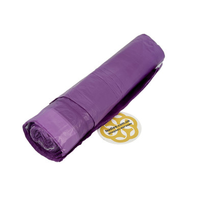 Будкрам купить Мусорные пакеты с затяжкой 40 Л, 40 мкм, рулон 15 шт, фиолетовый, аромат лаванда Sanpreis Мусорные пакеты с затяжкой 40 Л, 40 мкм, рулон 15 шт, фиолетовый, аромат лаванда Sanpreis 4