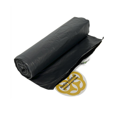 Будкрам купить Мусорные пакеты для промышленных отходов 120Л, 77 мкм, рулон 5 шт, черный Sanpreis