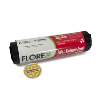 Будкрам купити Сміттєві пакети для промислових відходів 240Л, 90 мкм, рулон 5 шт, чорний Sanpreis