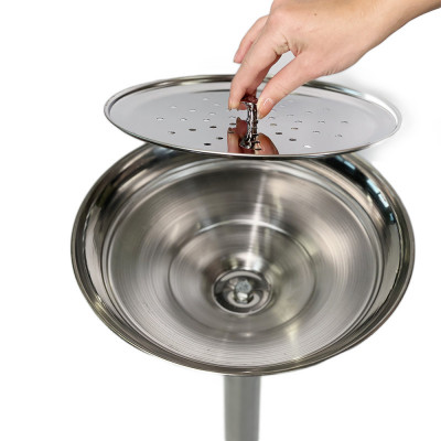 Будкрам купить Пепельница-чаша из нержавеющей стали, напольная Sanpreis Пепельница-чаша из нержавеющей стали, напольная Sanpreis 3