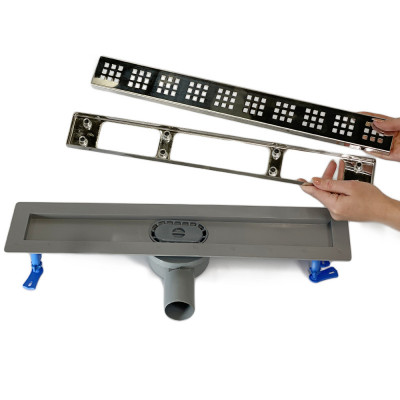 Будкрам купить Душевой  трап PERA LEGAL 60 см, горизонтальный, с фланцем, поворотный сифон, решётка квадрат Sanpreis Душевой  трап PERA LEGAL 60 см, горизонтальный, с фланцем, поворотный сифон, решётка квадрат Sanpreis 4