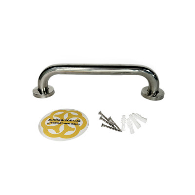 Будкрам купити Поручень для ванної, прямий 30 см, нержавіюча сталь D25 мм Sanpreis Поручень для ванної, прямий 30 см, нержавіюча сталь D25 мм Sanpreis 4