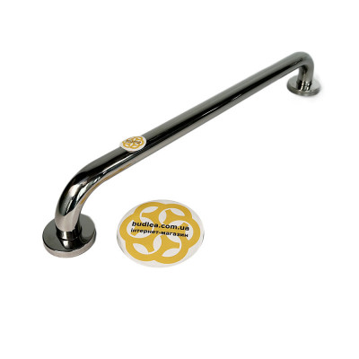 Будкрам купити Поручень для ванної, прямий 50 см, настінний, нержавіюча сталь D25 мм Sanpreis