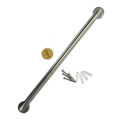 Будкрам купити Поручень для ванної, прямий 60 см, нержавіюча сталь D25 мм Sanpreis