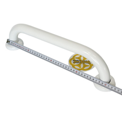 Будкрам купить Поручень для ванны прямой 40 см, нержавеющая сталь, D32 мм, белый Sanpreis Поручень для ванны прямой 40 см, нержавеющая сталь, D32 мм, белый Sanpreis 2