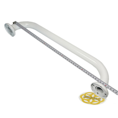 Будкрам купити Поручень для ванни прямий 50 см, нержавіюча сталь, D32 мм, білий Sanpreis Поручень для ванни прямий 50 см, нержавіюча сталь, D32 мм, білий Sanpreis 3