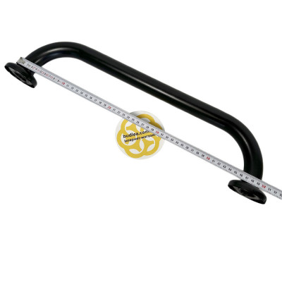 Будкрам купити Поручень для ванни прямий 50 см, нержавіюча сталь, D32 мм, чорний Sanpreis Поручень для ванни прямий 50 см, нержавіюча сталь, D32 мм, чорний Sanpreis 2