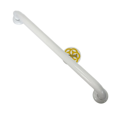 Будкрам купити Поручень для ванни прямий 60 см, нержавіюча сталь, D32 мм, білий Sanpreis