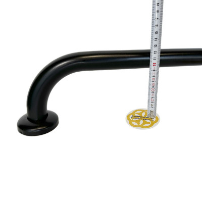 Будкрам купити Поручень для ванни прямий 60 см, нержавіюча сталь, D32 мм, чорний Sanpreis Поручень для ванни прямий 60 см, нержавіюча сталь, D32 мм, чорний Sanpreis 2