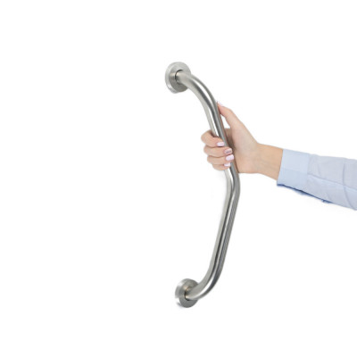 Будкрам купить Поручень для ванной, угловой 13х40х8.5 см, нержавеющая сталь, D19 мм Sanpreis Поручень для ванной, угловой 13х40х8.5 см, нержавеющая сталь, D19 мм Sanpreis 3
