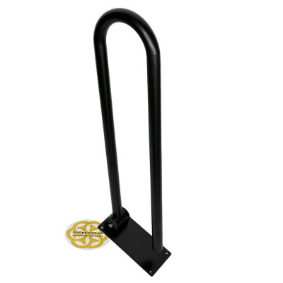 Будкрам купить Поручень для инвалидов откидной настенный D32 нержавеющая сталь, черный Efor Поручень для инвалидов откидной настенный D32 нержавеющая сталь, черный Efor 3