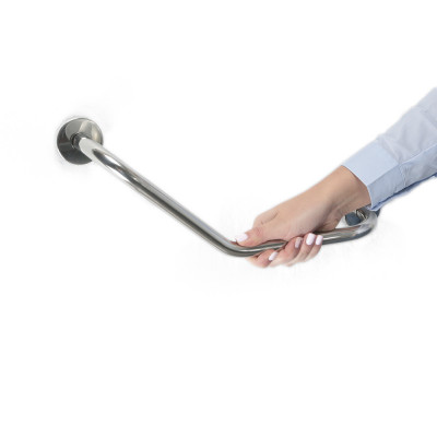 Будкрам купить Поручень для ванной, угловой 18х50х10 см, нержавеющая сталь, D25 мм Sanpreis Поручень для ванной, угловой 18х50х10 см, нержавеющая сталь, D25 мм Sanpreis 3