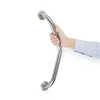 Будкрам купить Поручень для ванной, угловой 18х50х10 см, нержавеющая сталь, D25 мм Sanpreis Поручень для ванной, угловой 18х50х10 см, нержавеющая сталь, D25 мм Sanpreis 2