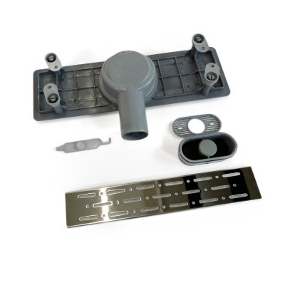 Будкрам купити Душовий трап PRIME LINE 33 см, горизонтальний, грати дощ, без мембрани Sanpreis Душовий трап PRIME LINE 33 см, горизонтальний, грати дощ, без мембрани Sanpreis 3