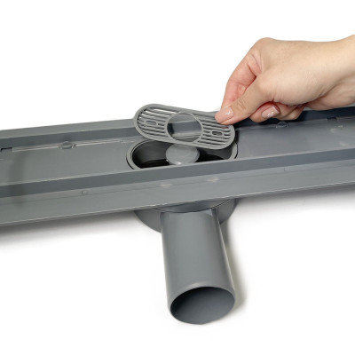 Будкрам купить Душевой трап  PRIME LINE  60 см,  горизонтальный, поворотный сифон, решётка дождь, с мембраной Sanpreis Душевой трап  PRIME LINE  60 см,  горизонтальный, поворотный сифон, решётка дождь, с мембраной Sanpreis 3