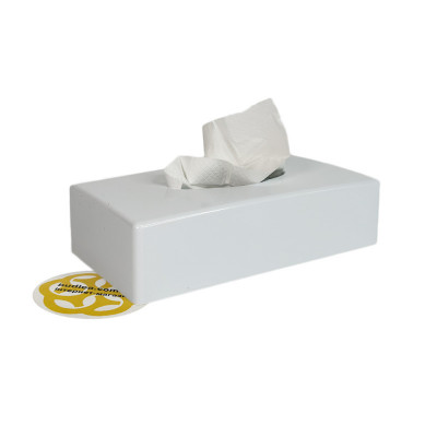 Будкрам купить Диспенсер для салфеток настольный, прямоугольный, пластик, белый Afacan Plastik