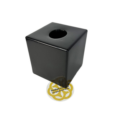 Будкрам купити Диспенсер для серветок КУБ настільний, пластик, чорний Afacan Plastik