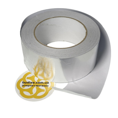 Будкрам купити Скотч алюмінієвий 50мм х 50м Sanpreis