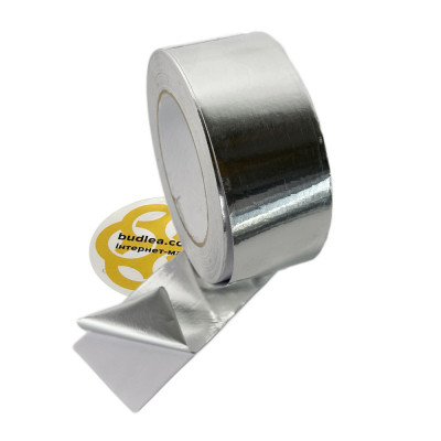Будкрам купить Скотч алюминиевый 50мм х 50м Sanpreis Скотч алюминиевый 50мм х 50м Sanpreis 2