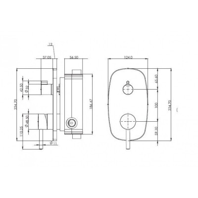 Будкрам купить Душевая система скрытого монтажа Sardes  Sanpreis Душевая система скрытого монтажа Sardes  Sanpreis 9