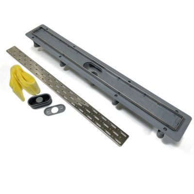 Будкрам купить Душевой канал PRIME LEGAL 80 см, вертикальный, сухой затвор, решётка дождь Sanpreis Душевой канал PRIME LEGAL 80 см, вертикальный, сухой затвор, решётка дождь Sanpreis 3