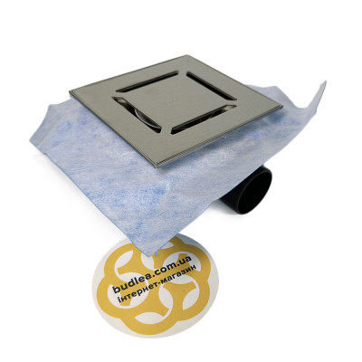 Будкрам купить Трап для душа серии PYS Floor Drain  15х15 см, горизонтальный, рисунок решетки линия Evimetal