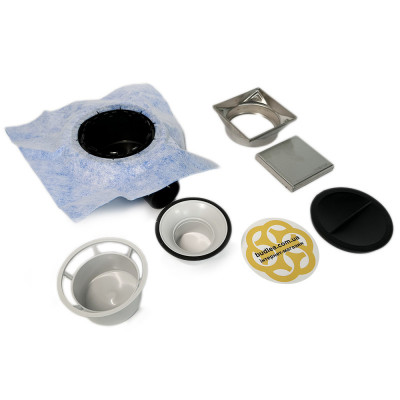 Будкрам купить Трап для душа серии PYS Floor Drain  10х10 см, горизонтальный, под плитку Evimetal Трап для душа серии PYS Floor Drain  10х10 см, горизонтальный, под плитку Evimetal 4