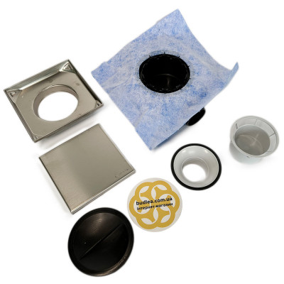 Будкрам купить Трап для душа серии PYS Floor Drain  15х15 см, горизонтальный, под плитку Evimetal Трап для душа серии PYS Floor Drain  15х15 см, горизонтальный, под плитку Evimetal 3