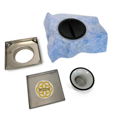 Будкрам купить Трап для душа серии PYS Floor Drain  15х15 см, вертикальный, под плитку Evimetal Трап для душа серии PYS Floor Drain  15х15 см, вертикальный, под плитку Evimetal 4