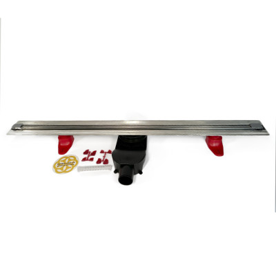 Будкрам купить Трап для душа серии Slim Line 100 см, горизонтальный s-образный сифон Evimetal Трап для душа серии Slim Line 100 см, горизонтальный s-образный сифон Evimetal 4