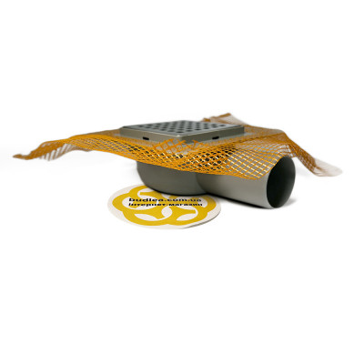 Будкрам купить Трап для душа Floor Mesh 10х10 см, с фланцем и армирующей сеткой Sanpreis