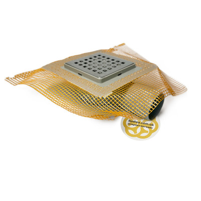 Будкрам купити Трап для душу Floor Mesh 10х10 см, з фланцем та армуючою сіткою Sanpreis Трап для душу Floor Mesh 10х10 см, з фланцем та армуючою сіткою Sanpreis 2