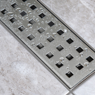 Будкрам купити Душовий трап MAXI LEGAL 80 см, горизонтальний, нержавіюча сталь, з фланцем для пристінного монтажу, грати квадрат Sanpreis Душовий трап MAXI LEGAL 80 см, горизонтальний, нержавіюча сталь, з фланцем для пристінного монтажу, грати квадрат Sanpreis 3