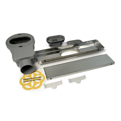 Будкрам купить Трап для душа GALA TILE INSERT 30 см, горизонтальный, решётка под плитку, поворотный сифон, комбинированный затвор Sanpreis Трап для душа GALA TILE INSERT 30 см, горизонтальный, решётка под плитку, поворотный сифон, комбинированный затвор Sanpreis 3