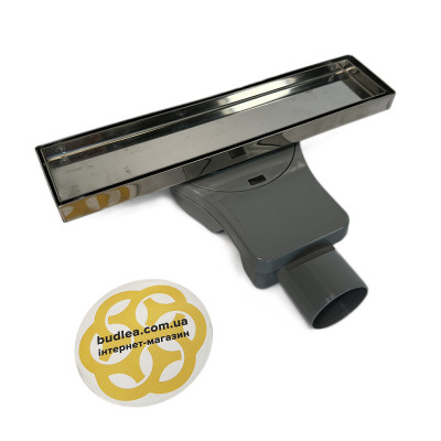 Будкрам купить Трап для душа GALA TILE INSERT 30 см, горизонтальный, решётка под плитку, поворотный сифон, комбинированный затвор Sanpreis