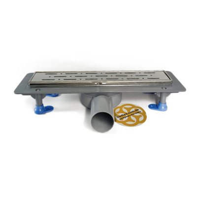 Будкрам купити Душовий трап PRIME LEGAL 33 см, горизонтальний, поворотний сифон, грати дощ Sanpreis