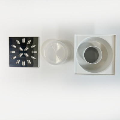 Будкрам купити Душовий трап 15х15 см, вертикальний вихід DN110, сухий затвор, з решіткою з нержавіючої сталі Maxiflow Душовий трап 15х15 см, вертикальний вихід DN110, сухий затвор, з решіткою з нержавіючої сталі Maxiflow 5