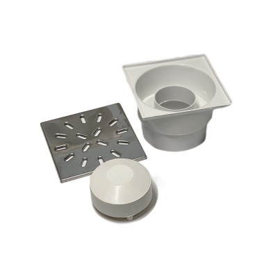 Будкрам купити Душовий трап 15х15 см, вертикальний вихід DN110, гідрозатвор, з решіткою з нержавіючої сталі Maxiflow Душовий трап 15х15 см, вертикальний вихід DN110, гідрозатвор, з решіткою з нержавіючої сталі Maxiflow 2