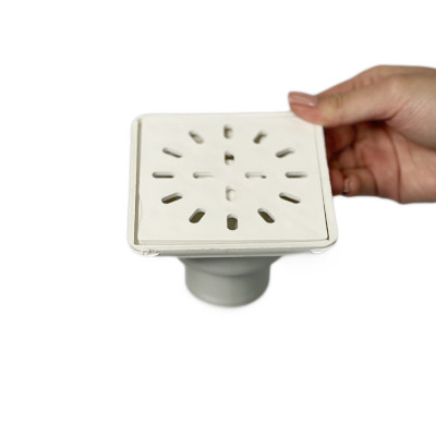 Будкрам купить Душевой трап 10х10 см, вертикальный выход DN50, гидрозатвор, с пластиковой решеткой  Maxiflow Душевой трап 10х10 см, вертикальный выход DN50, гидрозатвор, с пластиковой решеткой  Maxiflow 5