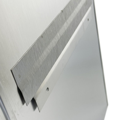 Будкрам купить Урна для мусора настенная 23Л, нержавеющая сталь, хром Efor Урна для мусора настенная 23Л, нержавеющая сталь, хром Efor 3