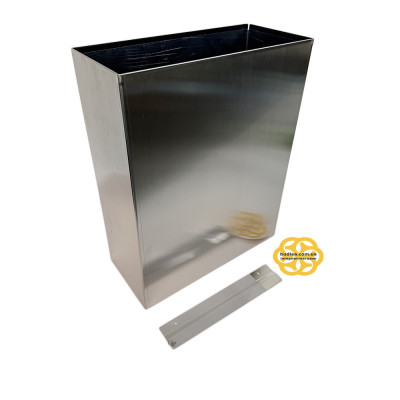 Будкрам купить Урна для мусора настенная 23Л, нержавеющая сталь, хром Efor Урна для мусора настенная 23Л, нержавеющая сталь, хром Efor 7